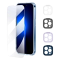 Baseus Illusion iPhone 14 Pro Max Suojaussetti - Läpinäkyvä
