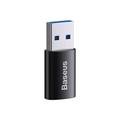 Baseus Ingenuity USB-A:sta USB-C:hen OTG-sovitin - Musta