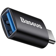 Baseus Ingenuity USB-C USB-A-sovitin OTG ZJJQ000001 - Musta
