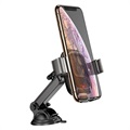 Baseus Intelligent Qi Wireless Car Charger / Car Holder - Black