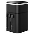 Baseus JY-302PD Global Matka-Adapteri - USB-C, USB - EU/UK/US/AU/CN