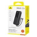 Baseus Lipow 22.5W Power Bank 20000mAh sisäänrakennetuilla Lightning- ja USB-C-kaapeleilla ja LED-näytöllä