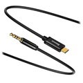 Baseus M01 USB Type-C / 3.5mm Audiokaapeli - 1.2m - Musta