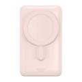 Baseus Magnetic Wireless Power Bank 10000mAh - USB-C 20W, MagSafe-yhteensopiva - vaaleanpunainen väri
