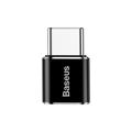Baseus Mini Series MicroUSB / USB-C OTG-sovitin - musta