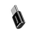 Baseus Mini Series MicroUSB / USB-C OTG-sovitin - musta