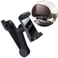 Baseus Mobile Headrest Car Holder W. 15W langaton lataus - 65-90mm - musta