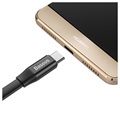 Baseus Nimble Charge & Sync USB-C -kaapeli CATMBJ-01 - 23cm - Musta