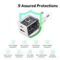 Baseus Palm 20W pikalaturi 60W Type-C-kaapelilla