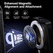 Baseus PicoGo AM61 10000mAh Qi2-magneettinen varavirtalähde 45W - musta