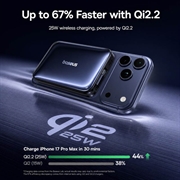 Baseus PicoGo AM61 10000mAh Qi2-magneettinen varavirtalähde 45W - musta