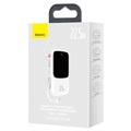 Baseus Qpow Pro Varavirtalähde USB-C-kaapelilla - 10000mAh (Avoin pakkaus - Erinomainen) - Valkoinen
