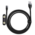 Baseus Safe Fast 3-in-1 Kaapeli - Lightning, USB-C, MicroUSB - 5A - Musta