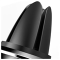 Baseus Small Ears Magneettinen Autoteline Ilmastointiaukkoon SUER-A01 - Musta