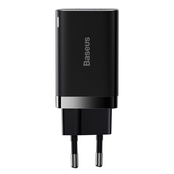 Baseus Super Si Pro Pikalaturi 30W - USB-C, USB-A - Musta