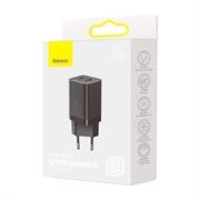 Baseus Super Si Pro Pikalaturi 30W - USB-C, USB-A - Musta