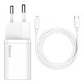 Baseus Super Si Pikalaturi USB-C / Lightning Kaapeli - 20W - Valkoinen