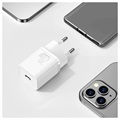 Baseus Super Si Nopea USB-C Matkalaturi CCSUP-C02 - 20W - Valkoinen