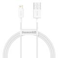 Baseus Superior Series Lightning-Kaapeli - 1m - Valkoinen