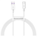 Baseus Superior Series USB-C Data & Latauskaapeli - 66W, 1m - Valkoinen