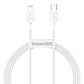 Baseus Superior Series USB-C / Lightning -kaapeli - 1m, 20W - valkoinen