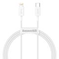 Baseus Superior Series USB-C / Lightning -kaapeli - 1m, 20W - valkoinen