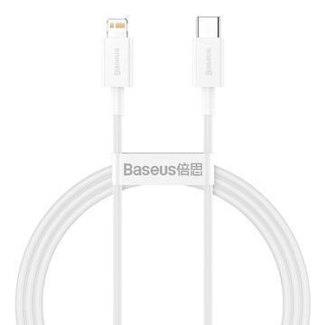 Baseus Superior Series USB-C / Lightning -kaapeli - 1m, 20W - valkoinen