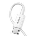 Baseus Superior Series USB-C / Lightning -kaapeli - 1m, 20W - valkoinen