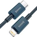 Baseus Superior Series USB-C / Lightning -kaapeli - 1m, 20W - Sininen