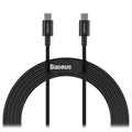 Baseus Superior Series USB-C / USB-C Kaapeli - 100W, 2m - Musta