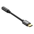 Baseus USB-C / 3.5mm Audio Sovitinkaapeli CAHUB-EZ0G - Musta