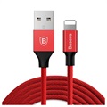 Baseus Yiven USB 2.0 / Lightning Kaapeli - 1.8m - Punainen