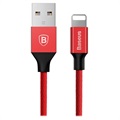 Baseus Yiven USB 2.0 / Lightning Kaapeli - 1.8m - Punainen