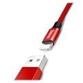 Baseus Yiven USB 2.0 / Lightning Kaapeli - 1.8m - Punainen