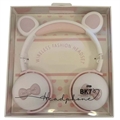 Bear Ear Bluetooth Korvakuulokkeet BK7 LED:illä - Valkoinen