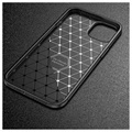 Beetle Carbon Fiber iPhone 14 Kotelo - Musta