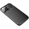 Beetle Carbon Fiber iPhone 14 Pro Max Kotelo - Musta