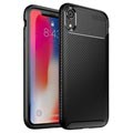 Beetle Carbon Fiber iPhone XR Kotelo - Musta