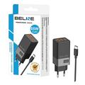 Beline BLN3CB65C GaN 65W seinälaturi USB-C-kaapelilla - 2xUSB-C, USB-A - musta