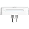 Beline Power Strip LED-taustavalolla - 2x USB-A, USB-C, 2x AC - valkoinen