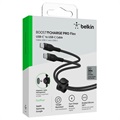 Belkin BoostCharge Pro Flex USB-C / USB-C Kaapeli 60W - 3m - Musta