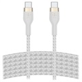 Belkin BoostCharge Pro Flex USB-C / USB-C Kaapeli 60W - 3m - Valkoinen