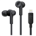 Belkin Rockstar MFI Lightning Korvakuulokkeet - Musta