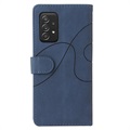 Bi-Color Series Samsung Galaxy A52 5G, Galaxy A52s Lompakkokotelo - Sininen