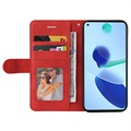 Bi-Color Series Xiaomi Mi 11 Lite 5G Lompakkokotelo - Punainen