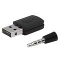 Bluetooth 4.0 USB-dongle Bluetooth-sovittimen vastaanotin PS4/Xbox One -pelikonsolille - musta