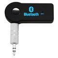 Yleiskäyttöinen Bluetooth / 3,5mm Audiovastaanotin - Musta