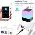 Bluetooth Audio Kaiutin HiFi Kannettava Mini Kaiutin Subwoofer Tuki Touch Control Valot / TF-kortti