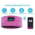 Bluetooth Headband Langaton musiikki Sleeping Earphone kuulokkeet kuulokkeet Sleep Earbud HD Stereo kaiutin nukkumiseen, harjoitteluun, hölkkäämiseen, joogaan - musta - musta