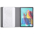 Samsung Galaxy Tab S6 Lite 2020/2022 Bluetooth Suojakotelo Näppäimistöllä - Kulta